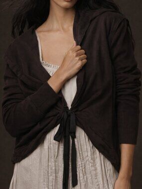 Drawstring Shrug Style Cardigan (0154)